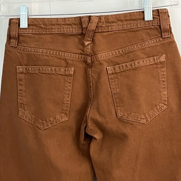 We The Free Shelby Low-Rise Boyfriend Jeans Relaxed Fit Size 24 Chocolate New - Picture 9 of 16